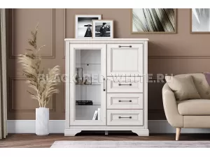 Тумба Стилиус KOM1W1B3S с подсветкой (Лиственница сибирская)