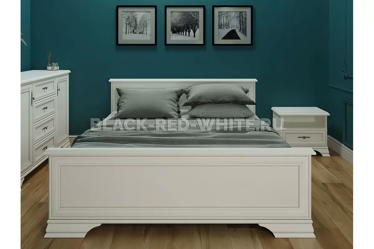 Кровать Кентаки LOZ/160x200 белый