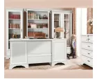 Шкаф с витриной Кентаки REG2W1S белый