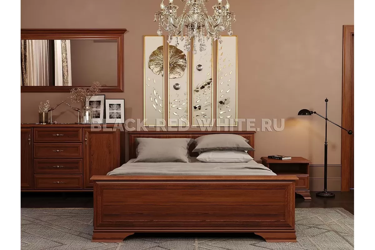 Кровать Кентаки LOZ/160x200 каштан