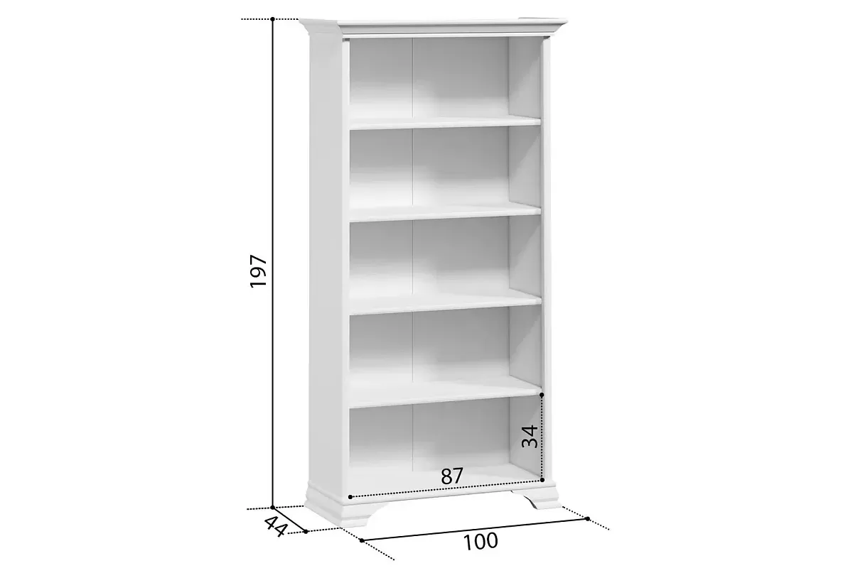 Шкаф Кентаки REG/90 белый