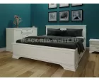 Кровать Кентаки LOZ/180+выкатные тумбы белый