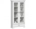 Шкаф с витриной Кентаки REG2W1S белый