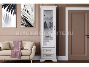 Шкаф-витрина Стилиус REG1W2S с подсветкой (Лиственница сибирская) Шкаф-витрина Стилиус REG1W2S с подсветкой (Лиственница сибирская)
