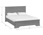 Кровать Кентаки LOZ/160x200 каштан