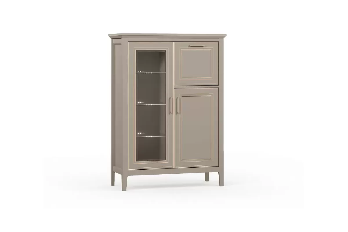 Тумба Классик KOM1W1D1B с подсветкой