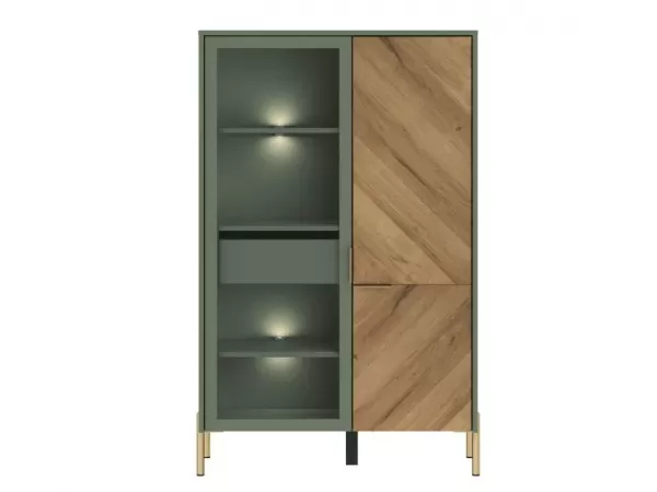 Витрина Сиена REG1W1D/140 с подсветкой