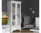 Шкаф с витриной Кентаки REG2W1S белый