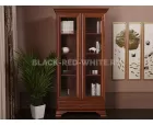 Шкаф с витриной Кентаки REG2W1S каштан
