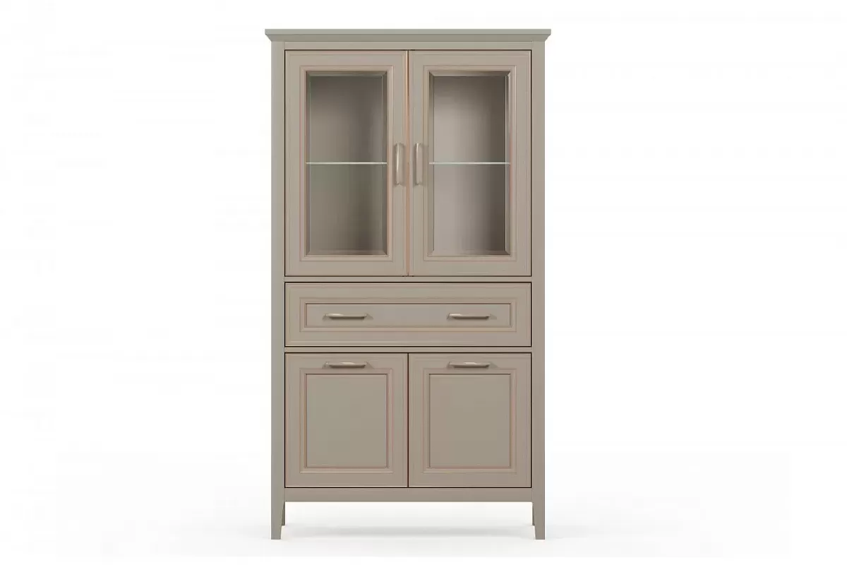 Шкаф-витрина Классик REG2W2D1S/170 Шкаф-витрина Классик REG2W2D1S/170