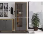 Шкаф с витриной Грейс REG2W с подсветкой
