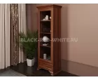 Шкаф с витриной Кентаки REG1W1S каштан