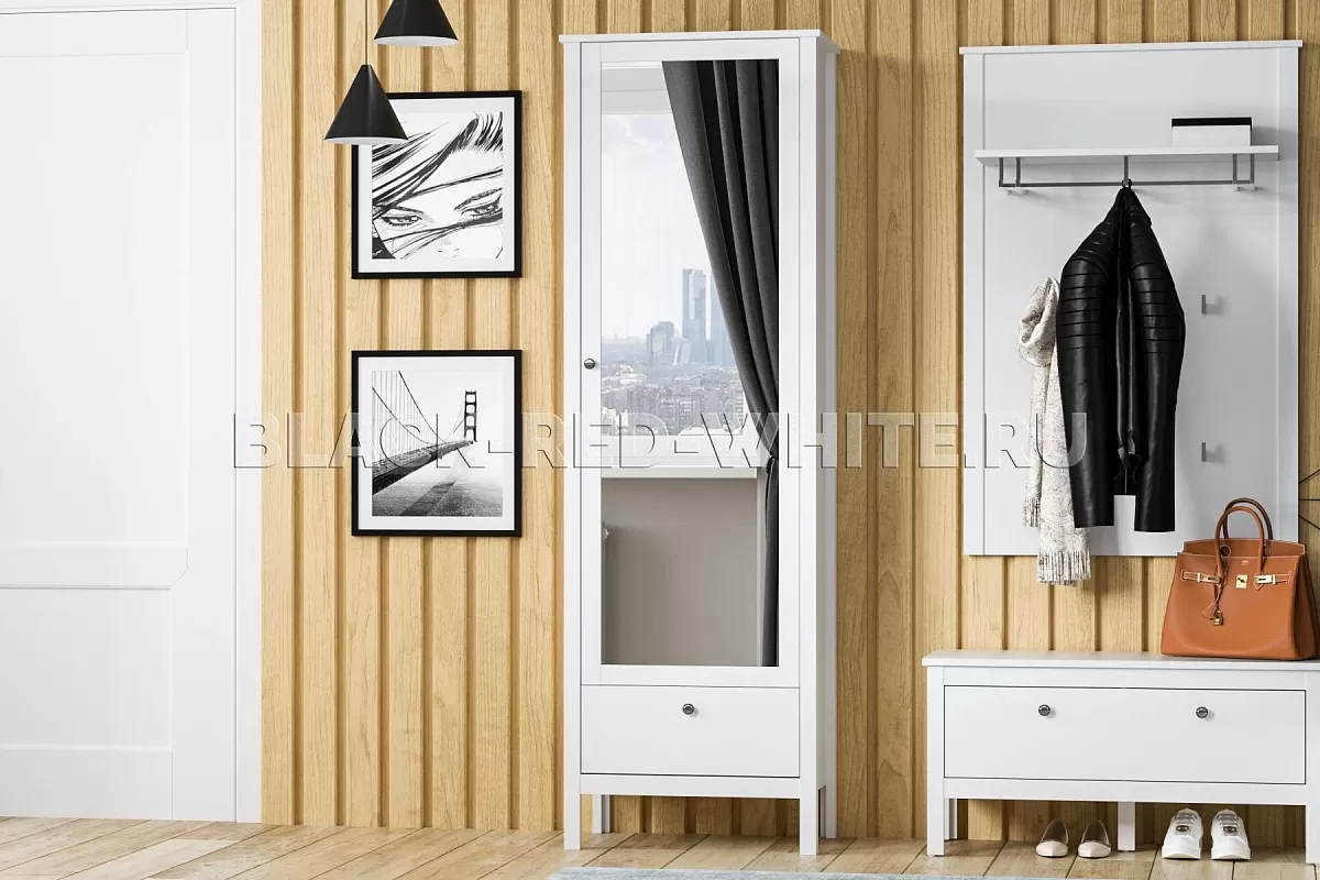 Шкаф Ева (Хельга) SZF1W1S/60 белый