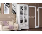 Шкаф-витрина Стилиус REG2W2S с подсветкой (Лиственница сибирская)