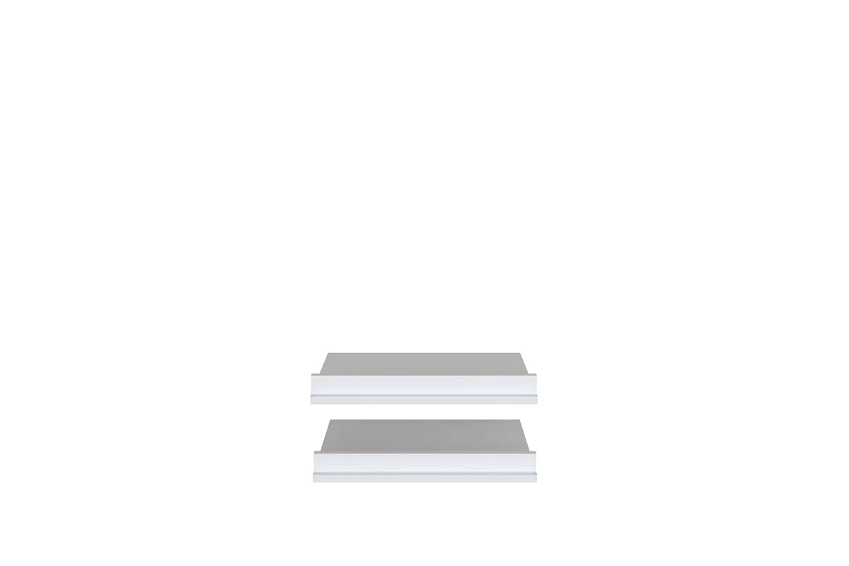 Комплект полок для обуви МОБИ (MOBI) POLB/50 (2 шт.) к шкафу REG/50, белый