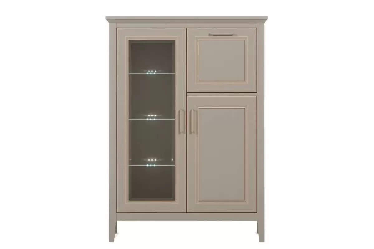 Тумба Классик KOM1W1D1B с подсветкой