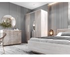 Кровать Монтале КМК 0966.8 160x200 с ПМ, бетон пайн светлый/астана Кровать Монтале КМК 0966.8 160x200 с ПМ, бетон пайн светлый/астана
